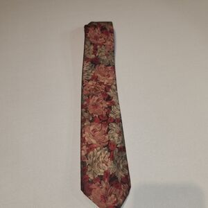 ⭐️G.Galvani Floral Patterned Tie - Red Floral